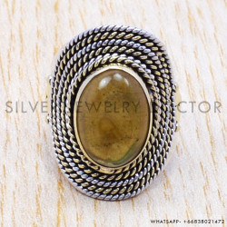 Smoky Quartz 925 Sterling Silver Ring (SJWR-117) Smoky Quartz 925 Sterling Silver Ring (SJWR-117)