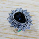 Exclusive 925 Sterling Silver Jewelry Black Onyx Gemstone Ring SJWR-1173