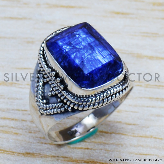 Sapphire 925 Sterling Silver Ring (SJWR-1181) Sapphire 925 Sterling Silver Ring (SJWR-1181)