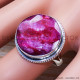 Ruby 925 Sterling Silver Ring (SJWR-1187)