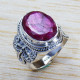 Wholesale Price Jewelry Ruby Gemstone 925 Sterling Silver Ring SJWR-1201