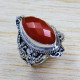 Carnelian Gemstone Jaipur Fashion Jewelry 925 Sterling Silver Ring SJWR-1203