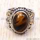 Tiger Eye 925 Sterling Silver Ring (SJWR-121) Tiger Eye 925 Sterling Silver Ring (SJWR-121)