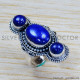 Lapis Lazuli 925 Sterling Silver Ring (SJWR-1210) Lapis Lazuli 925 Sterling Silver Ring (SJWR-1210)