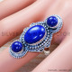 Lapis Lazuli 925 Sterling Silver Ring (SJWR-1210) Lapis Lazuli 925 Sterling Silver Ring (SJWR-1210)