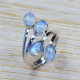 Classic Look Jewelry 925 Sterling Silver Rainbow Moonstone Ring SJWR-1219