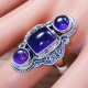 Amazing Look Jewelry 925 Sterling Silver Amethyst Gemstone Ring SJWR-1224
