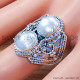 Pearl 925 Sterling Silver Ring (SJWR-1233) Pearl 925 Sterling Silver Ring (SJWR-1233)