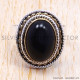 Black Onyx 925 Sterling Silver Ring (SJWR-125) Black Onyx 925 Sterling Silver Ring (SJWR-125)
