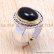 Black Onyx 925 Sterling Silver Ring (SJWR-125) Black Onyx 925 Sterling Silver Ring (SJWR-125)