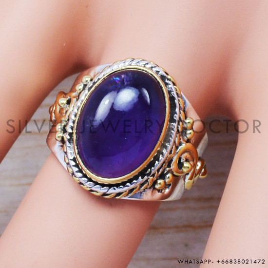 Amethyst 925 Sterling Silver Ring (SJWR-126) Amethyst 925 Sterling Silver Ring (SJWR-126)