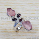 Rose Quartz 925 Sterling Silver Ring (SJWR-1260) Rose Quartz 925 Sterling Silver Ring (SJWR-1260)