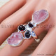 Rose Quartz 925 Sterling Silver Ring (SJWR-1260) Rose Quartz 925 Sterling Silver Ring (SJWR-1260)