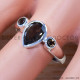 Smoky Quartz 925 Sterling Silver Ring (SJWR-1264) Smoky Quartz 925 Sterling Silver Ring (SJWR-1264)