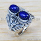 Lapis Lazuli 925 Sterling Silver Ring (SJWR-1274) Lapis Lazuli 925 Sterling Silver Ring (SJWR-1274)