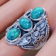 Anniversary Gift Jewelry 925 Sterling Silver Turquoise Gemstone Ring SJWR-1275