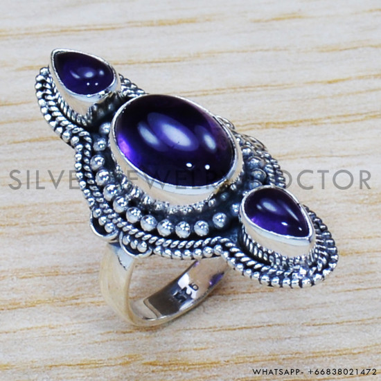 Amethyst 925 Sterling Silver Ring (SJWR-1276) Amethyst 925 Sterling Silver Ring (SJWR-1276)