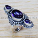 Amethyst 925 Sterling Silver Ring (SJWR-1276) Amethyst 925 Sterling Silver Ring (SJWR-1276)