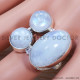 Rainbow Moonstone 925 Sterling Silver Ring (SJWR-1278) Rainbow Moonstone 925 Sterling Silver Ring (SJWR-1278)