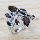 Smoky Quartz 925 Sterling Silver Ring (SJWR-1279)