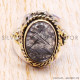 Black Rutile 925 Sterling Silver Ring (SJWR-128) Black Rutile 925 Sterling Silver Ring (SJWR-128)