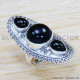 Black Onyx 925 Sterling Silver Ring (SJWR-1284)