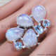 Rainbow Moonstone 925 Sterling Silver Ring (SJWR-1287) Rainbow Moonstone 925 Sterling Silver Ring (SJWR-1287)