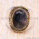 Black Rutile 925 Sterling Silver Ring (SJWR-129)