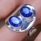 Sapphire 925 Sterling Silver Ring (SJWR-1291) Sapphire 925 Sterling Silver Ring (SJWR-1291)