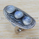 Rainbow Moonstone 925 Sterling Silver Ring (SJWR-1298) Rainbow Moonstone 925 Sterling Silver Ring (SJWR-1298)