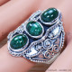 Malachite 925 Sterling Silver Ring (SJWR-1299) Malachite 925 Sterling Silver Ring (SJWR-1299)