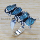 Aquamarine 925 Sterling Silver Ring (SJWR-1304) Aquamarine 925 Sterling Silver Ring (SJWR-1304)
