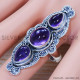 Amethyst 925 Sterling Silver Ring (SJWR-1317)