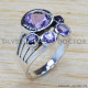 Amethyst 925 Sterling Silver Ring (SJWR-1322) Amethyst 925 Sterling Silver Ring (SJWR-1322)