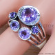 Amethyst 925 Sterling Silver Ring (SJWR-1322) Amethyst 925 Sterling Silver Ring (SJWR-1322)