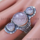 Rose Quartz 925 Sterling Silver Ring (SJWR-1329) Rose Quartz 925 Sterling Silver Ring (SJWR-1329)