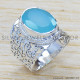 Chalcedony 925 Sterling Silver Ring (SJWR-1331) Chalcedony 925 Sterling Silver Ring (SJWR-1331)
