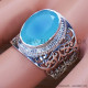 Chalcedony 925 Sterling Silver Ring (SJWR-1331) Chalcedony 925 Sterling Silver Ring (SJWR-1331)