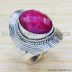 Ruby 925 Sterling Silver Ring (SJWR-1333) Ruby 925 Sterling Silver Ring (SJWR-1333)