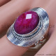 Ruby 925 Sterling Silver Ring (SJWR-1333) Ruby 925 Sterling Silver Ring (SJWR-1333)