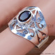 Nice Garnet Gemstone Unique Jewelry 925 Sterling Silver Ring SJWR-1344