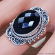 Black Onyx 925 Sterling Silver Ring (SJWR-1347) Black Onyx 925 Sterling Silver Ring (SJWR-1347)