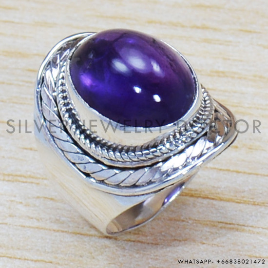 Amethyst 925 Sterling Silver Ring (SJWR-1367) Amethyst 925 Sterling Silver Ring (SJWR-1367)