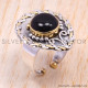 Black Onyx 925 Sterling Silver Ring (SJWR-137) Black Onyx 925 Sterling Silver Ring (SJWR-137)
