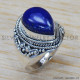Lapis Lazuli 925 Sterling Silver Ring (SJWR-1372) Lapis Lazuli 925 Sterling Silver Ring (SJWR-1372)