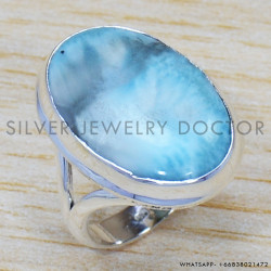 Larimar 925 Sterling Silver Ring (SJWR-1373) Larimar 925 Sterling Silver Ring (SJWR-1373)