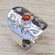 Coral 925 Sterling Silver Ring (SJWR-1375) Coral 925 Sterling Silver Ring (SJWR-1375)