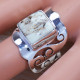 Classic Look Jewelry Jasper Gemstone 925 Sterling Silver Ring SJWR-1377