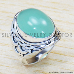 Prehnite 925 Sterling Silver Ring (SJWR-1381) Prehnite 925 Sterling Silver Ring (SJWR-1381)