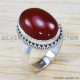 Carnelian 925 Sterling Silver Ring (SJWR-1387) Carnelian 925 Sterling Silver Ring (SJWR-1387)